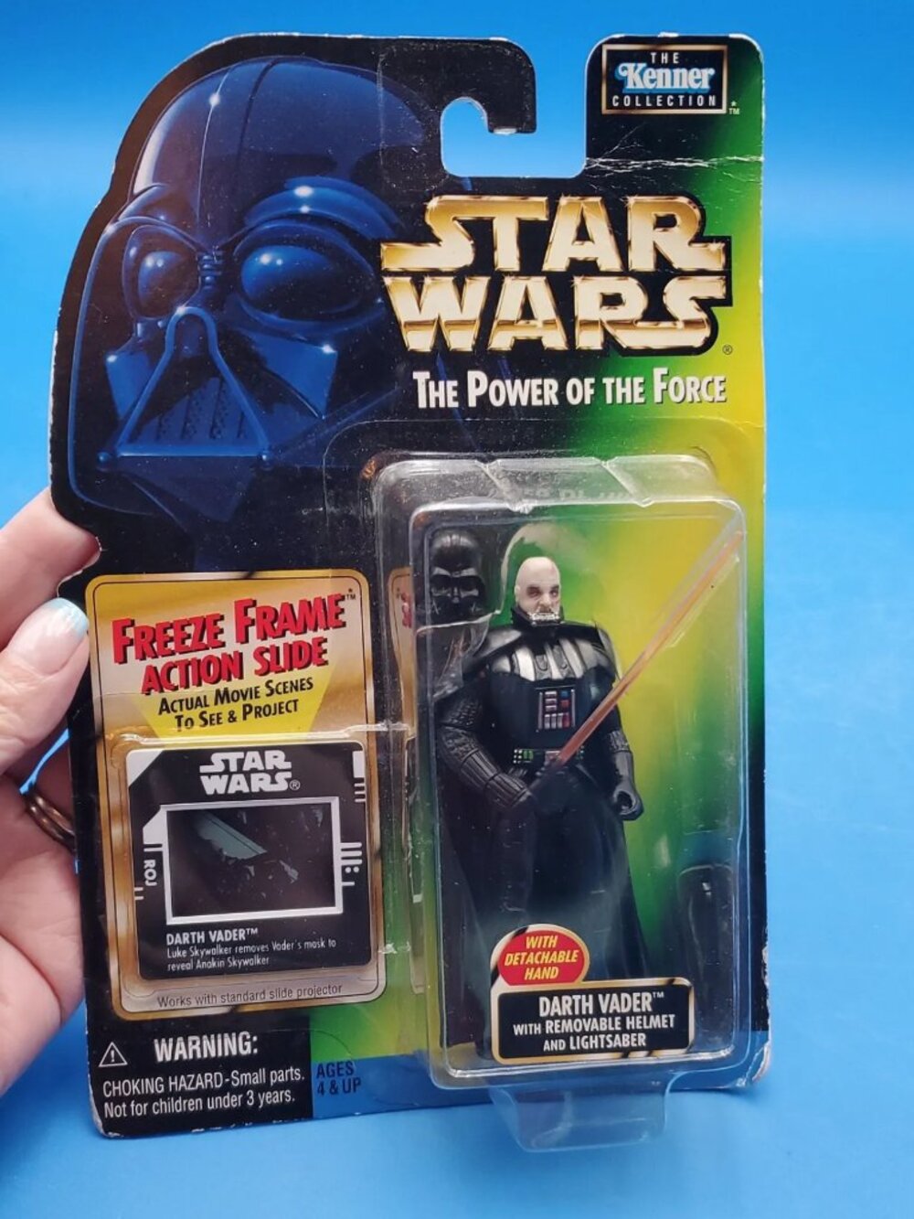 1997 Kenner Star Wars Power Of The Force Freeze Frame Darth Vader Action Figure
